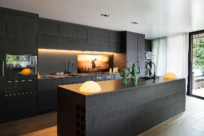 Panel lacobel Jeleň východ slnka