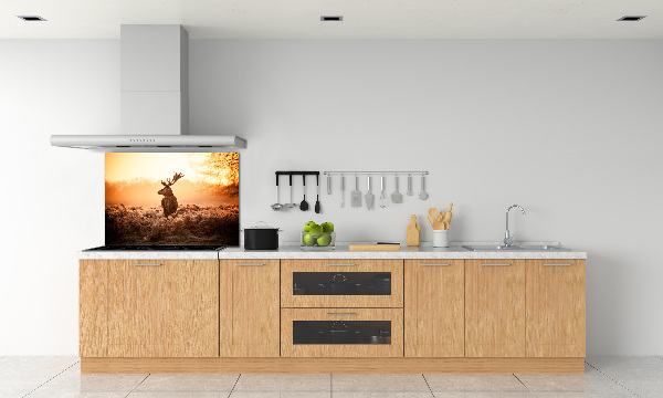 Panel lacobel Jeleň východ slnka