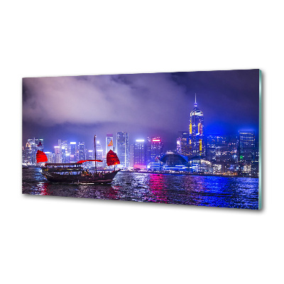 Panel do kuchyne Nočný Hongkong