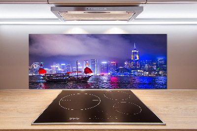 Panel do kuchyne Nočný Hongkong