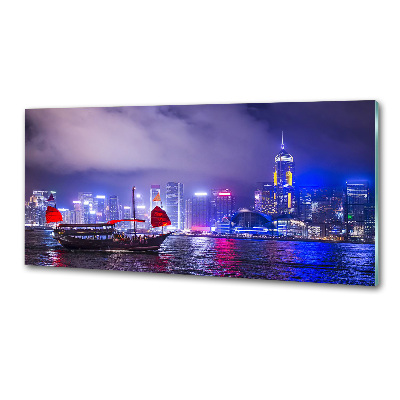 Panel do kuchyne Nočný Hongkong