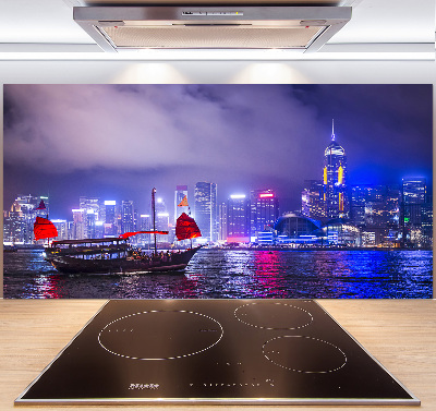 Panel do kuchyne Nočný Hongkong
