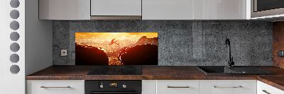 Panel lacobel Skok nad priepasťou