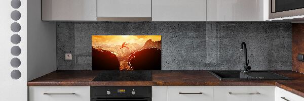Panel lacobel Skok nad priepasťou
