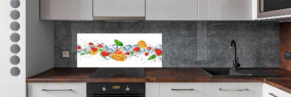 Panel do kuchyne Ovocie s ľadom