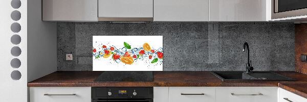 Panel do kuchyne Ovocie s ľadom