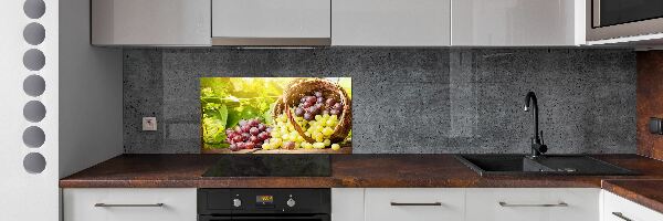 Panel lacobel Hrozno v košíku
