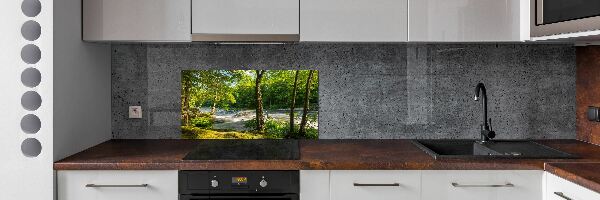 Panel do kuchyne Rieka v lese