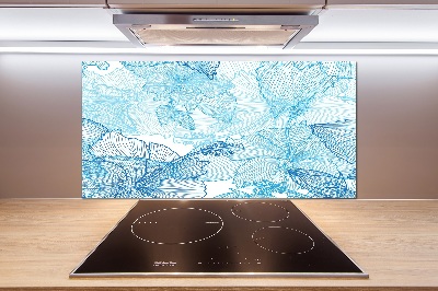 Panel do kuchyne Havajské kvety