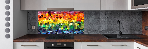 Panel do kuchyne Geometrické pozadie