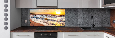 Panel lacobel Západ slnka pláž