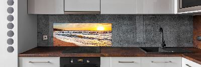 Panel lacobel Západ slnka pláž