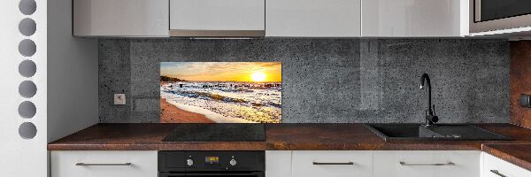 Panel lacobel Západ slnka pláž