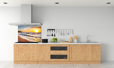 Panel lacobel Západ slnka pláž