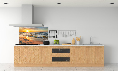 Panel lacobel Západ slnka pláž