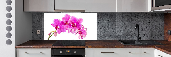 Panel do kuchyne Ružová orchidea