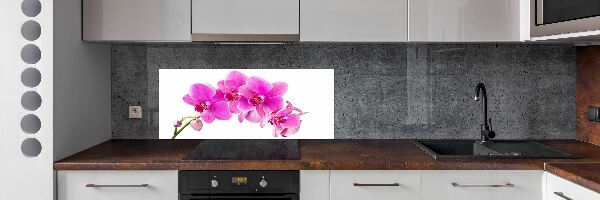 Panel do kuchyne Ružová orchidea