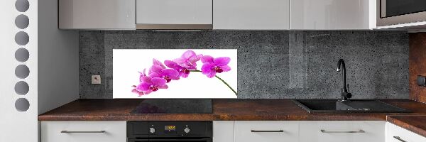 Panel do kuchyne Ružová orchidea