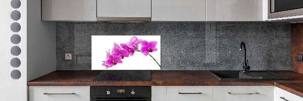 Panel do kuchyne Ružová orchidea