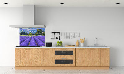 Dekoračný panel sklo Pole levanduľa