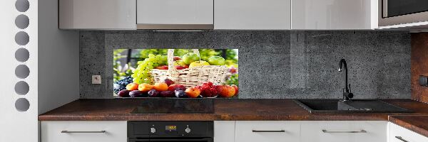 Dekoračný panel sklo Kôš ovocia