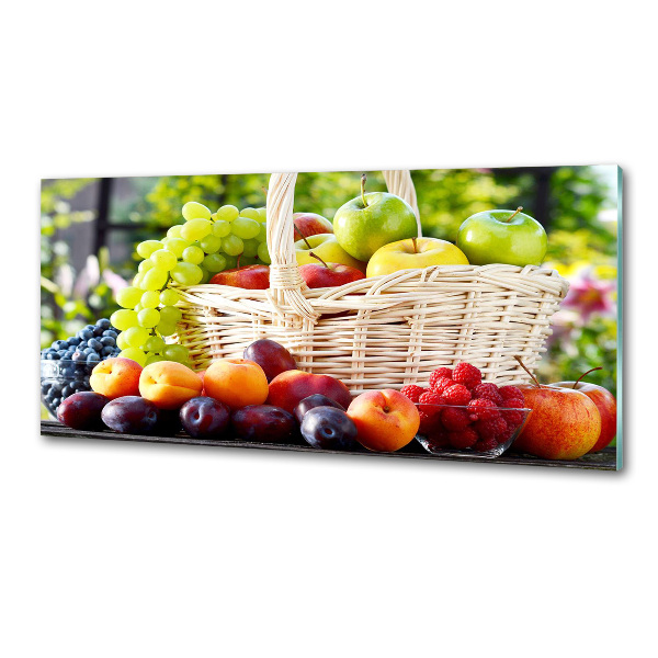 Dekoračný panel sklo Kôš ovocia