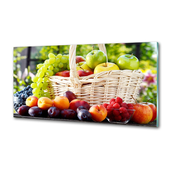 Dekoračný panel sklo Kôš ovocia