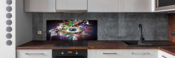 Panel do kuchyne Abstraktné oko