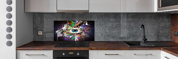 Panel do kuchyne Abstraktné oko