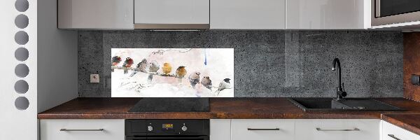 Panel do kuchyne Vtáky na vetve