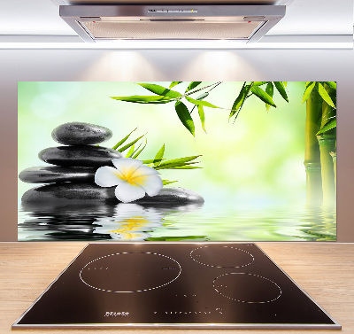Panel do kuchyne Plumeria a bambus