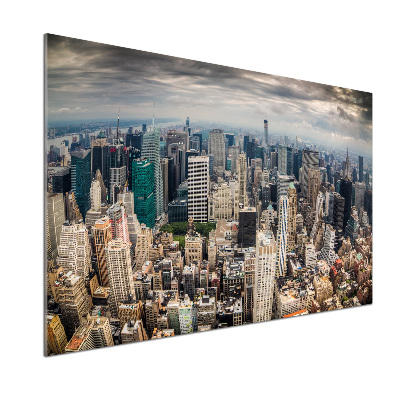 Sklenený panel do kuchynskej linky New York