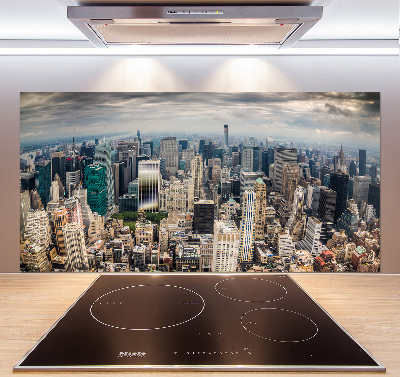 Sklenený panel do kuchynskej linky New York