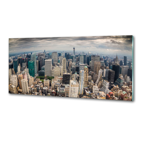Sklenený panel do kuchynskej linky New York