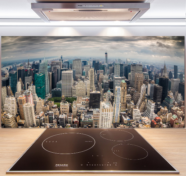 Sklenený panel do kuchynskej linky New York