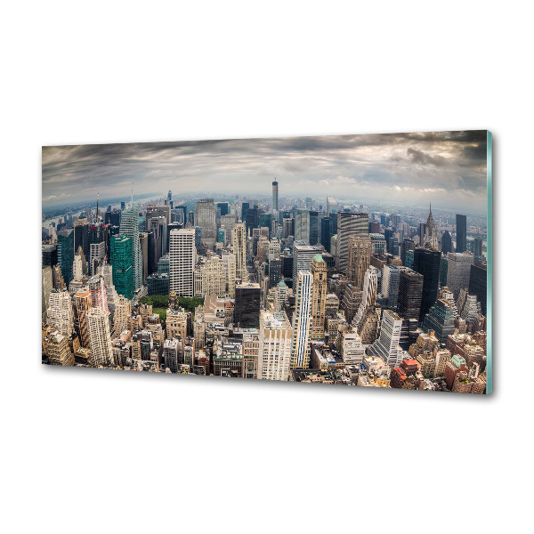 Sklenený panel do kuchynskej linky New York