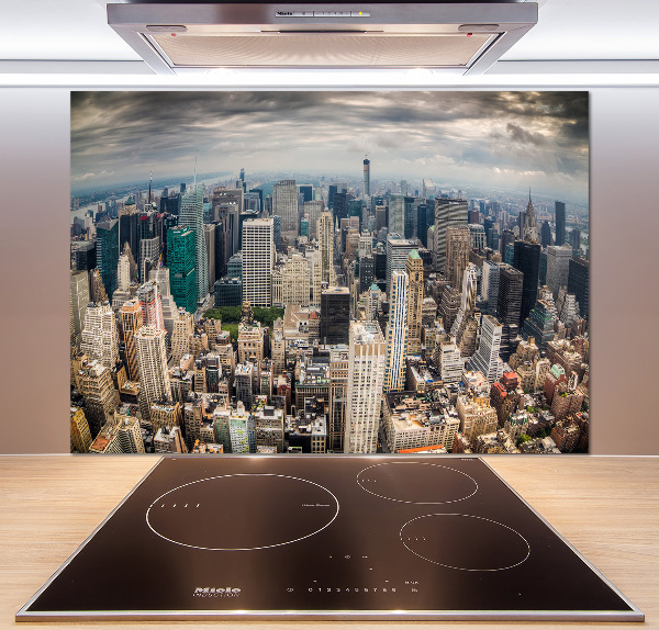 Sklenený panel do kuchynskej linky New York