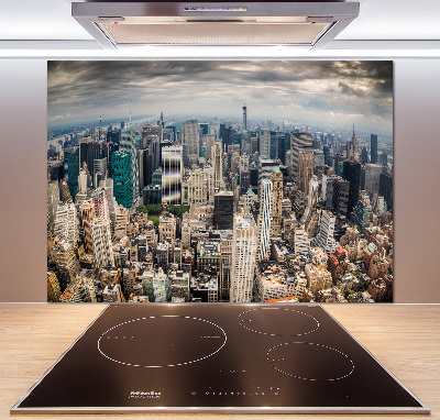 Sklenený panel do kuchynskej linky New York