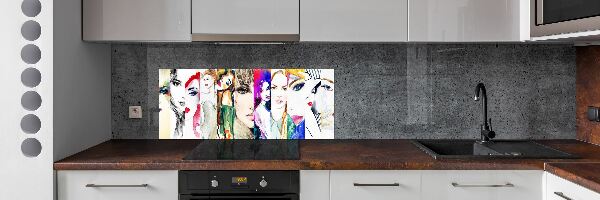 Panel do kuchyne Ženské portréty