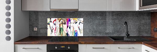 Panel do kuchyne Ženské portréty