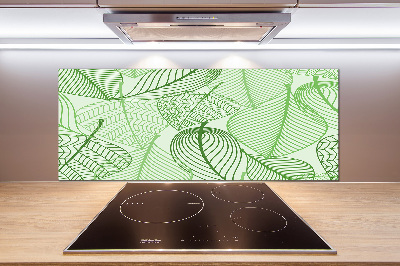 Dekoračný panel sklo Lístie vzor