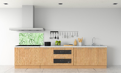 Dekoračný panel sklo Lístie vzor