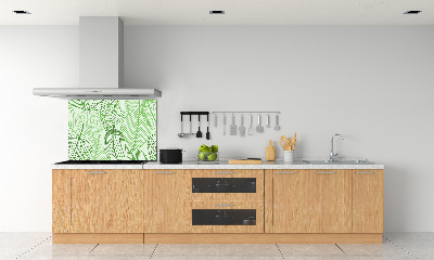 Dekoračný panel sklo Lístie vzor