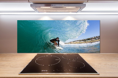 Panel do kuchyne Surfer na vlne