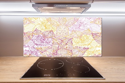 Panel do kuchyne Kvetinový vzor