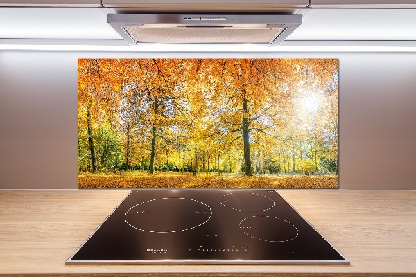 Dekoračný panel sklo Jesenný les