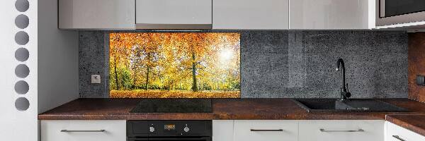Dekoračný panel sklo Jesenný les