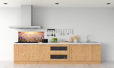 Dekoračný panel sklo Polní kvety