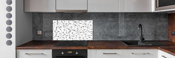 Panel do kuchyne Línia a kruhy