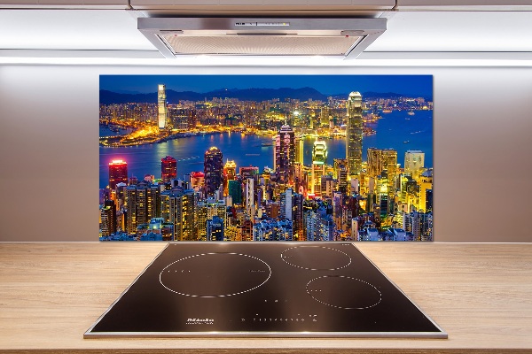 Panel do kuchyne Nočný Hongkong